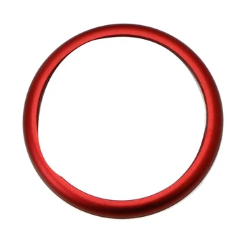 Красное алюминиевое кольцо центральной консоли Кольцо ручки мультимедийного контроллера IDrive для -BMW 1 2 3 4 5 6 7 Series X3 X4 X5 X6