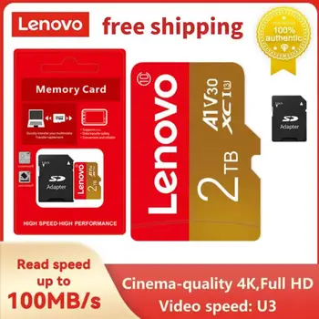Новая оригинальная карта памяти Lenovo Class10 SD Flash Card 1 ТБ A2 U3 4K HD Micro TF Карта для камеры GoPro DJI Switch Монитор Телефон