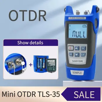 Мини рефлектометр TLS-35 Волоконно-оптический рефлектометр 850/1300/1310/1490/1550 нм Измеритель оптической мощности Тестер волоконно-оптических сетей OPM OLS OTDR